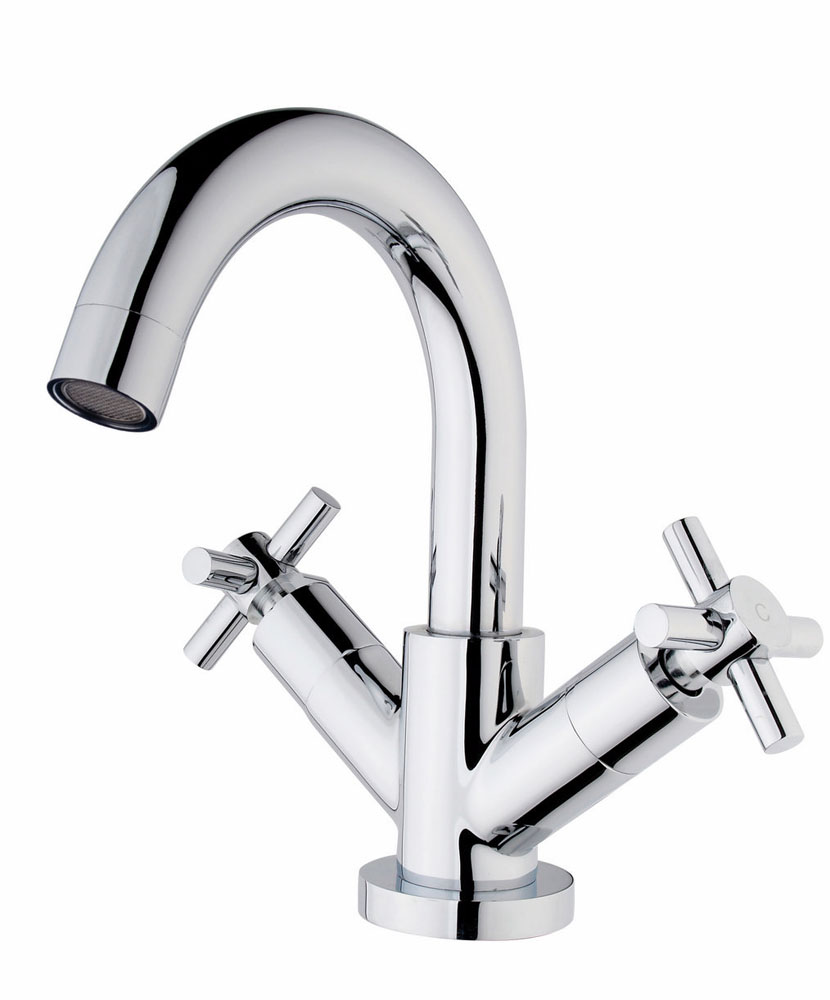 Productfoto Cross wastafelkraan chroom 294130