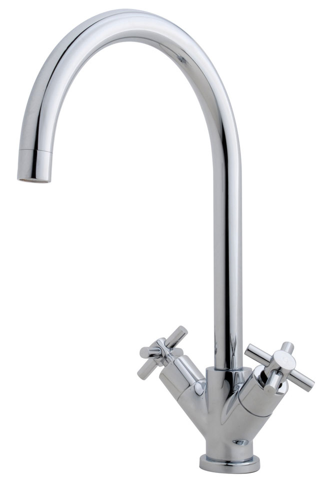 Productfoto Cross keukenkraan chroom 294131