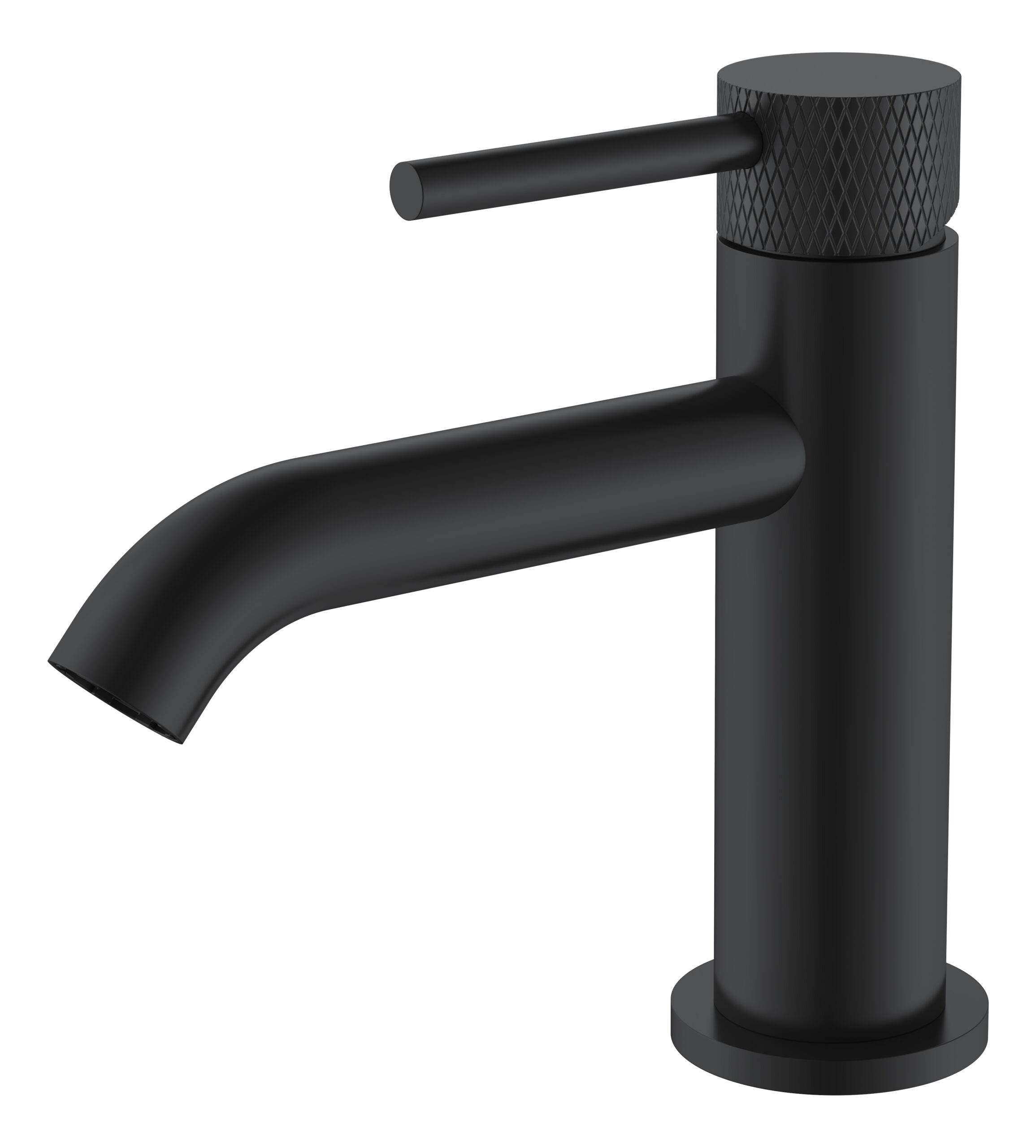 Productfoto Ribbd fonteinkraan 1/2" mat zwart 295372
