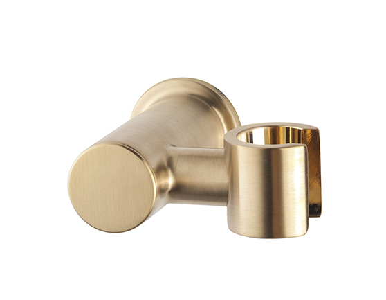 Productfoto UniMatch wandhanddouchehouder kantelbaar geborsteld messing PVD 295940