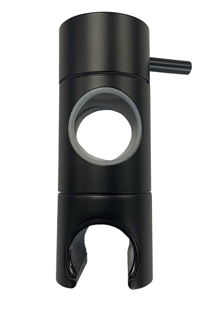 Productfoto Caral glijstuk voor thermostatische regendoucheset opbouw mat zwart 296208