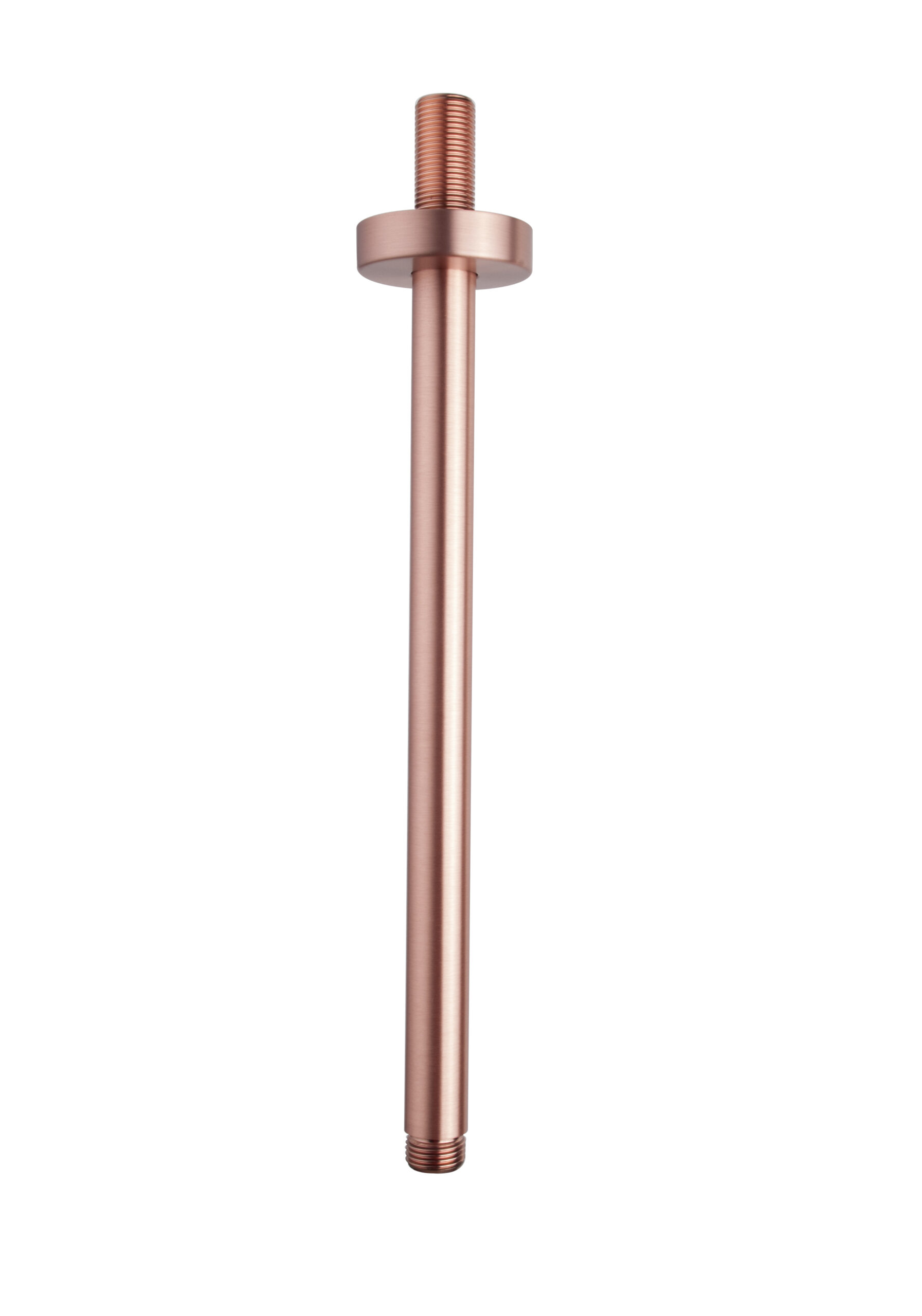 Productfoto UniMatch douchearm met plafondbevestiging 30 cm geborsteld koper 296861