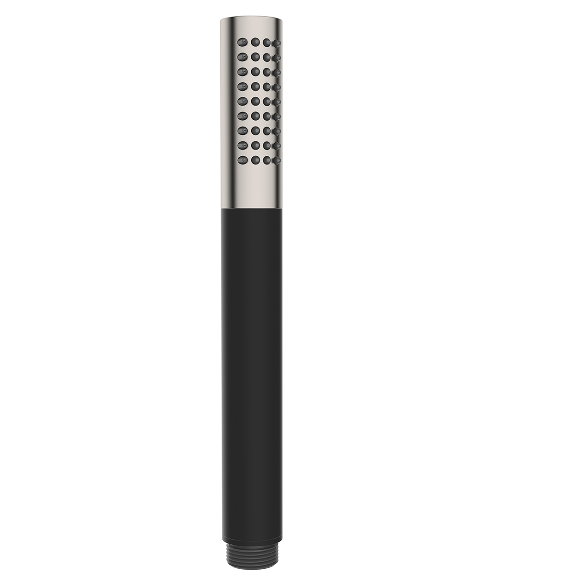 Productfoto UniMatch staafhanddouche 1 stand geborsteld staal/mat zwart PVD 296901