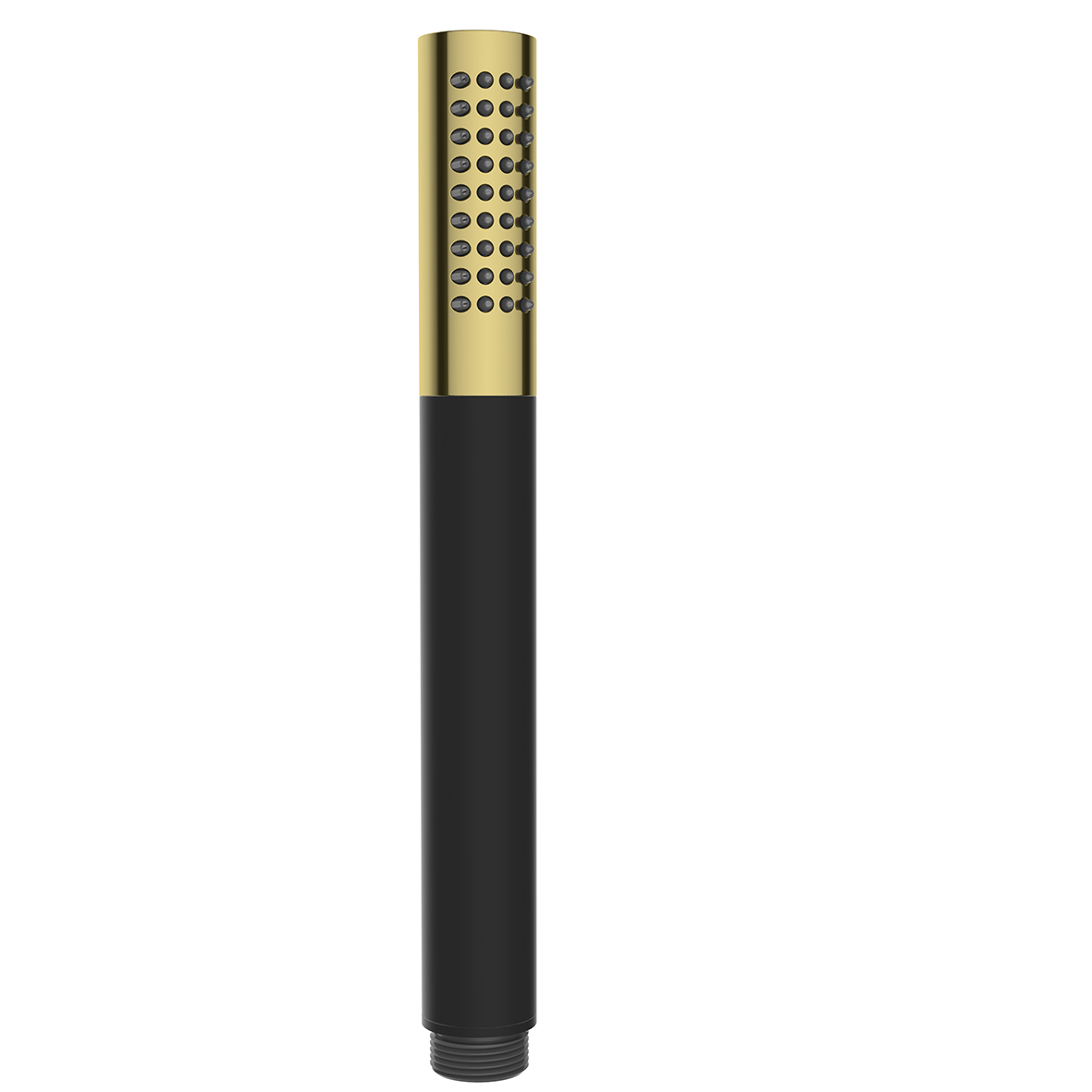 Productfoto UniMatch staafhanddouche 1 stand geborsteld messing/mat zwart PVD 296902