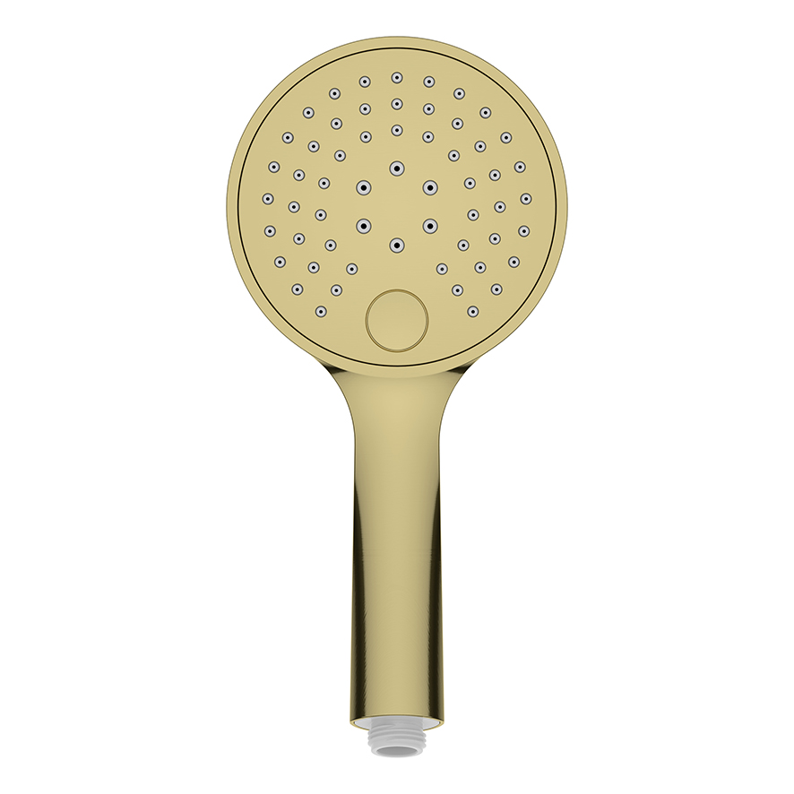 Productfoto UniMatch handdouche 3 standen Ø 12 cm geborsteld messing PVD 296951