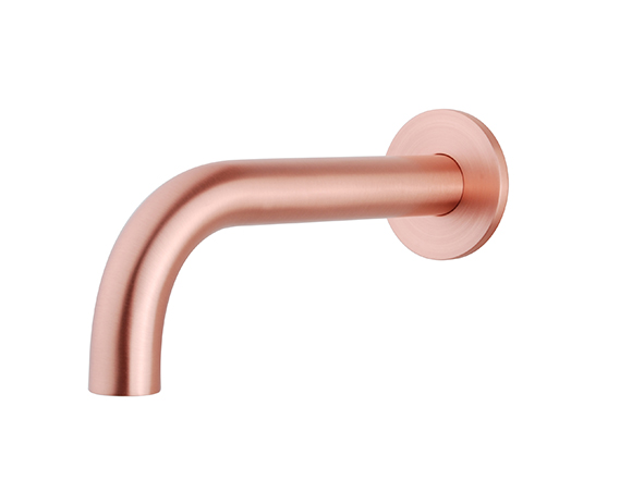 Productfoto Caral baduitloop rond 20 cm 1/2'' geborsteld koper 296984
