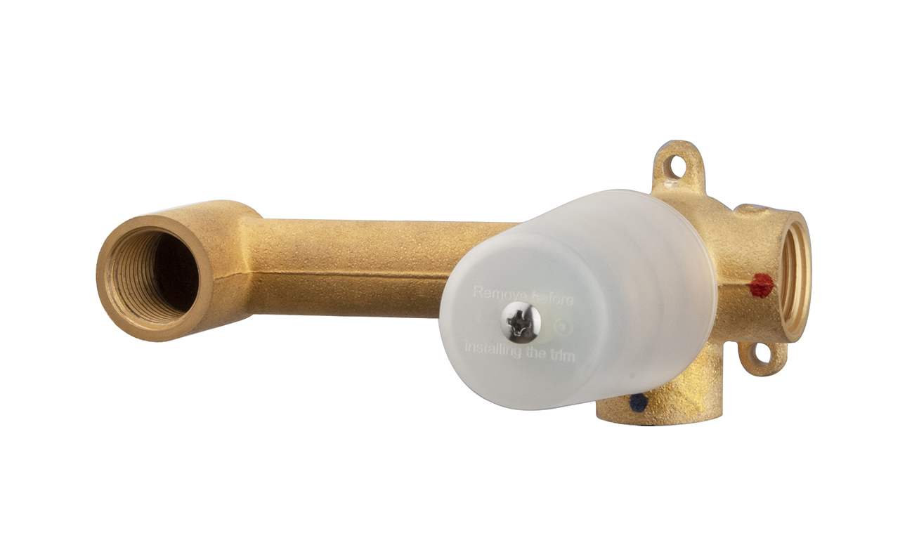 Productfoto Caral Slim inbouwdeel eenhendel wastafelkraan met coldstart 297160