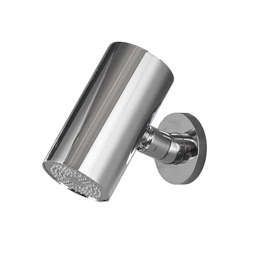Productfoto UniMatch Beam hoofddouche rond 1 stand met muurbevestiging chroom 297820