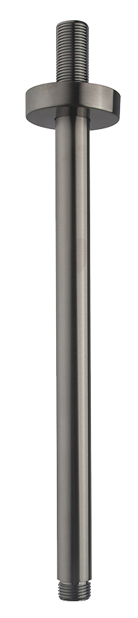 Productfoto UniMatch douchearm met plafondbevestiging 30 cm gunmetal PVD 297861
