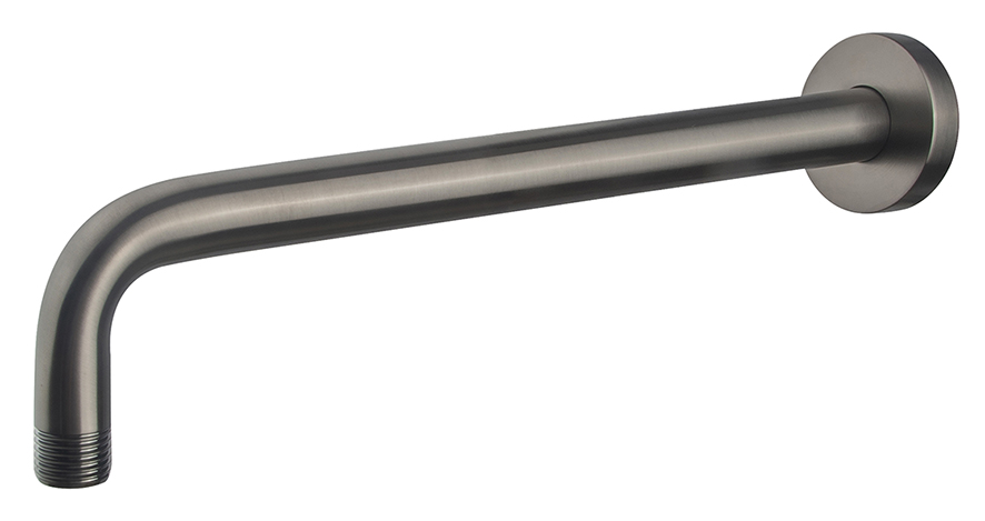 Productfoto UniMatch douchearm met muurbevestiging 35 cm gunmetal PVD 297880
