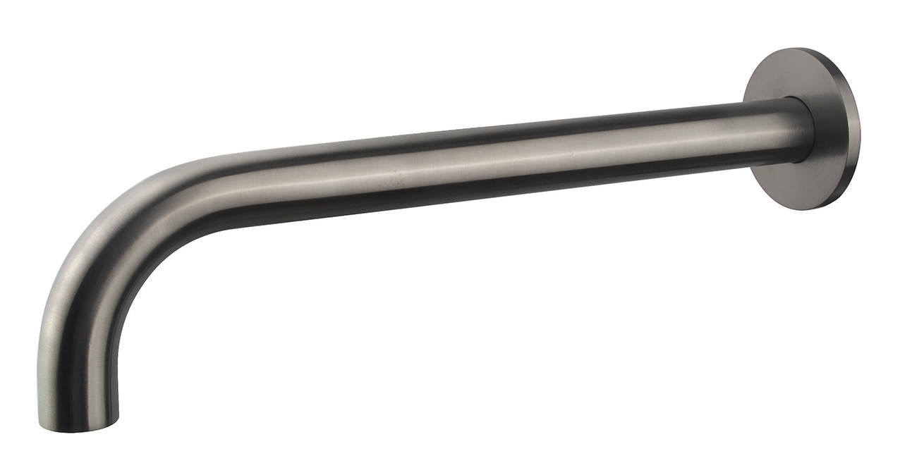 Productfoto Caral baduitloop rond 30 cm 1/2'' gunmetal PVD 297946