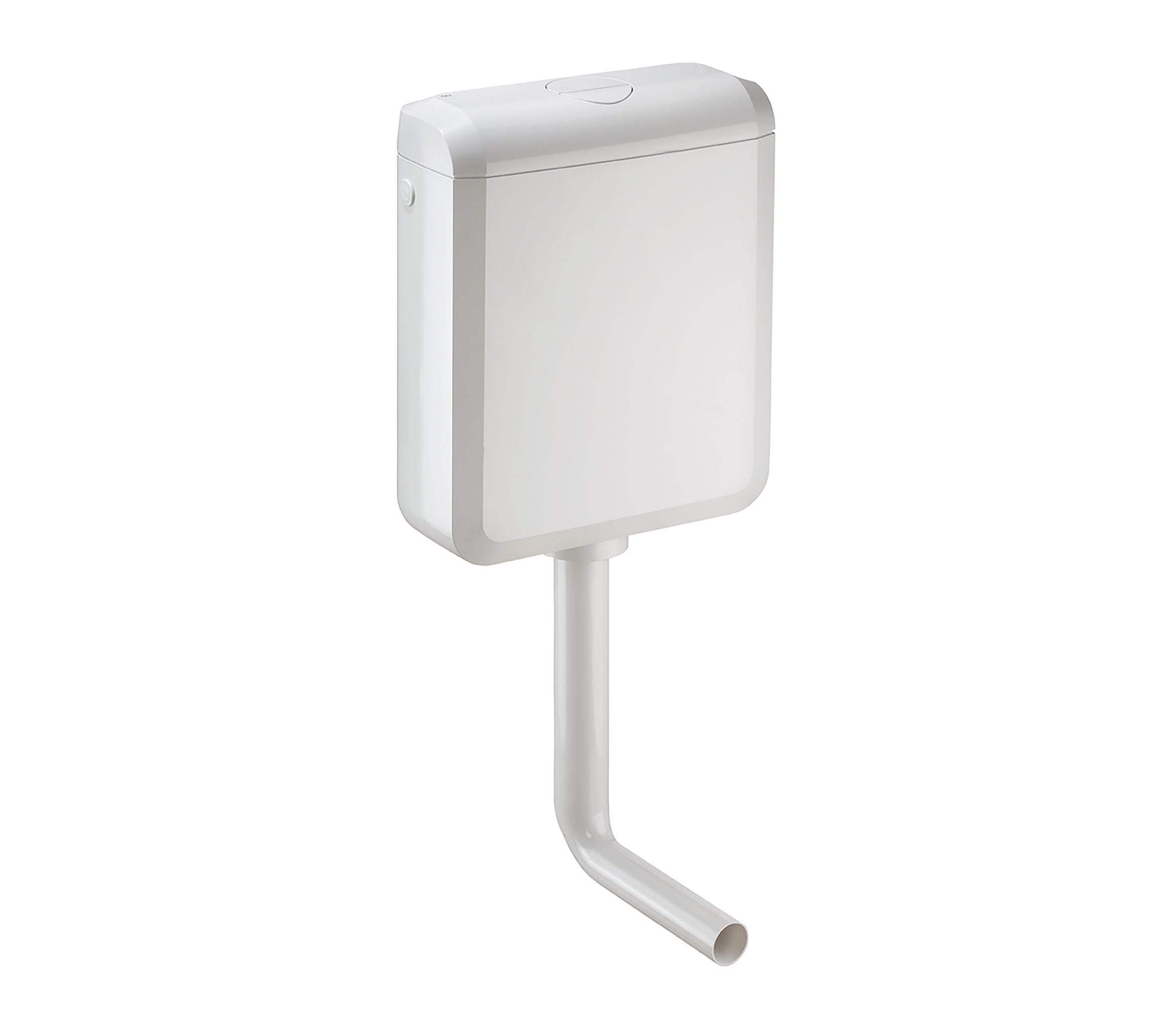 Productfoto Uniflush universeel toiletreservoir 2 in 1 oplossing kunststof wit 324214