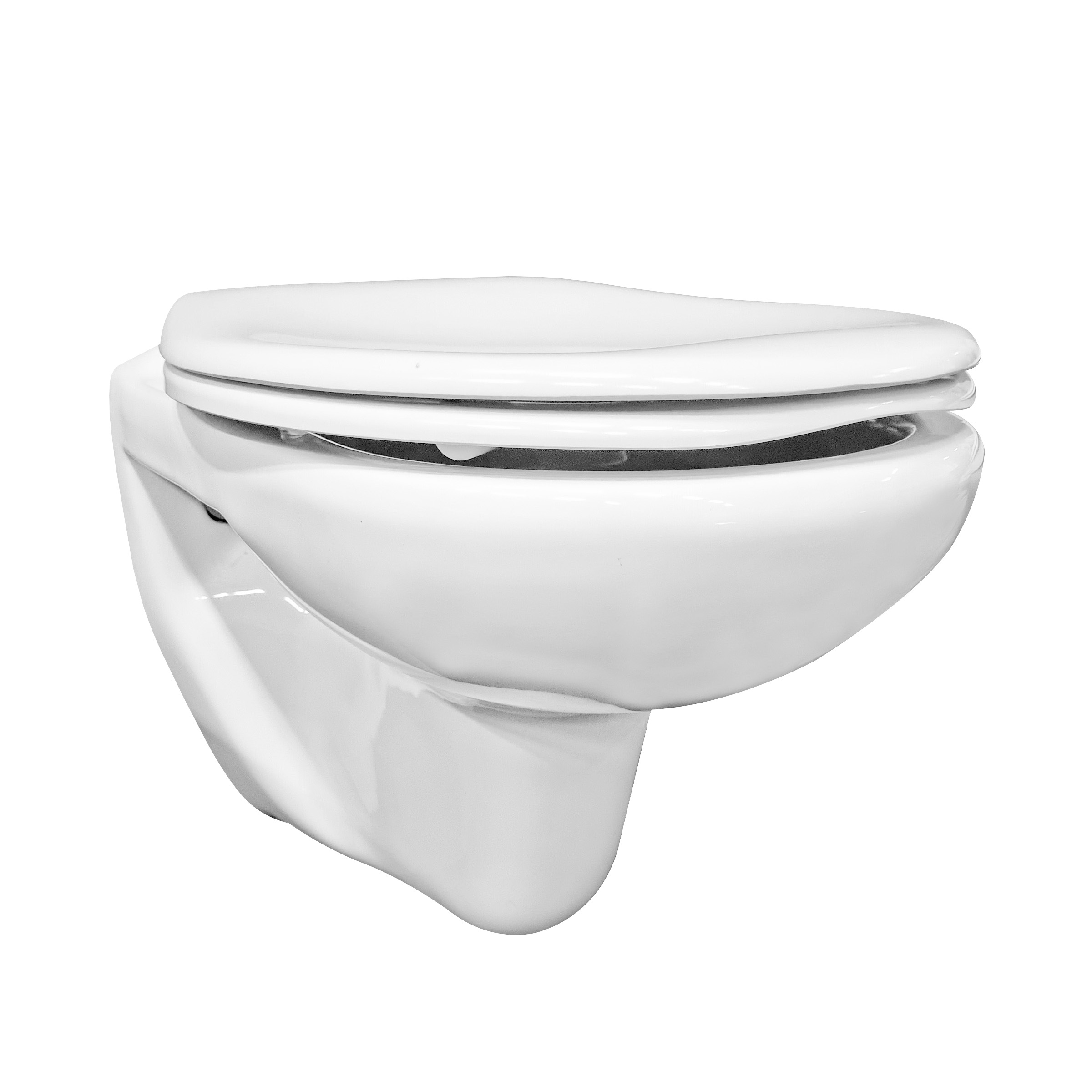 Productfoto Neptunus wandcloset met Neptunus toiletzitting glans wit 324610