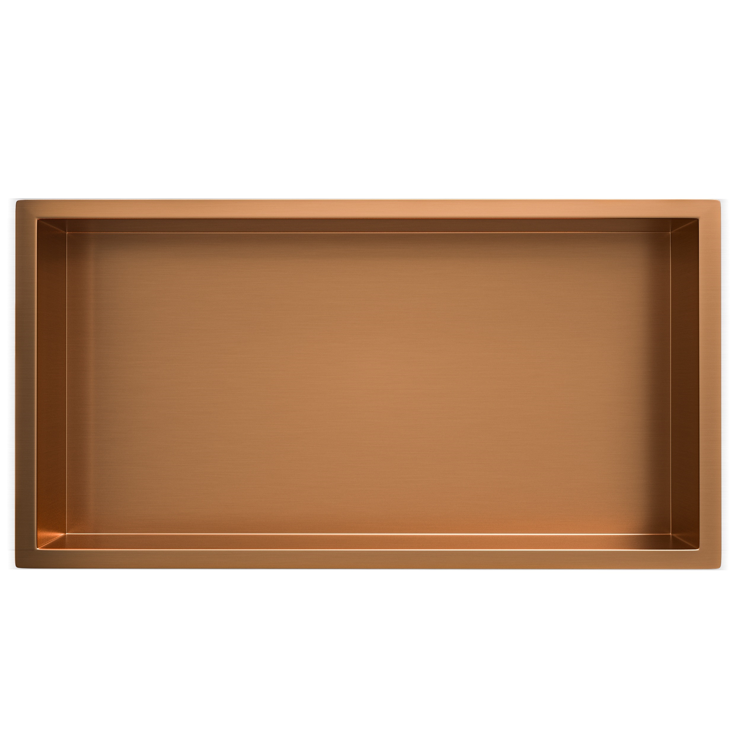 Productfoto Demis inbouwnis 30 x 60 x 10 cm geborsteld brons koper PVD 332163