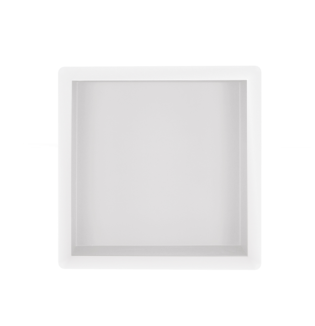 Productfoto Demis inbouwnis 30 x 30 x 7 cm mat wit 332170