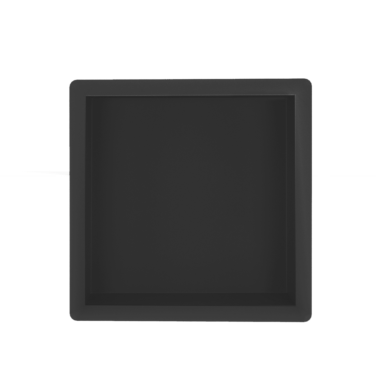 Productfoto Demis inbouwnis 30 x 30 x 7 cm mat zwart 332180