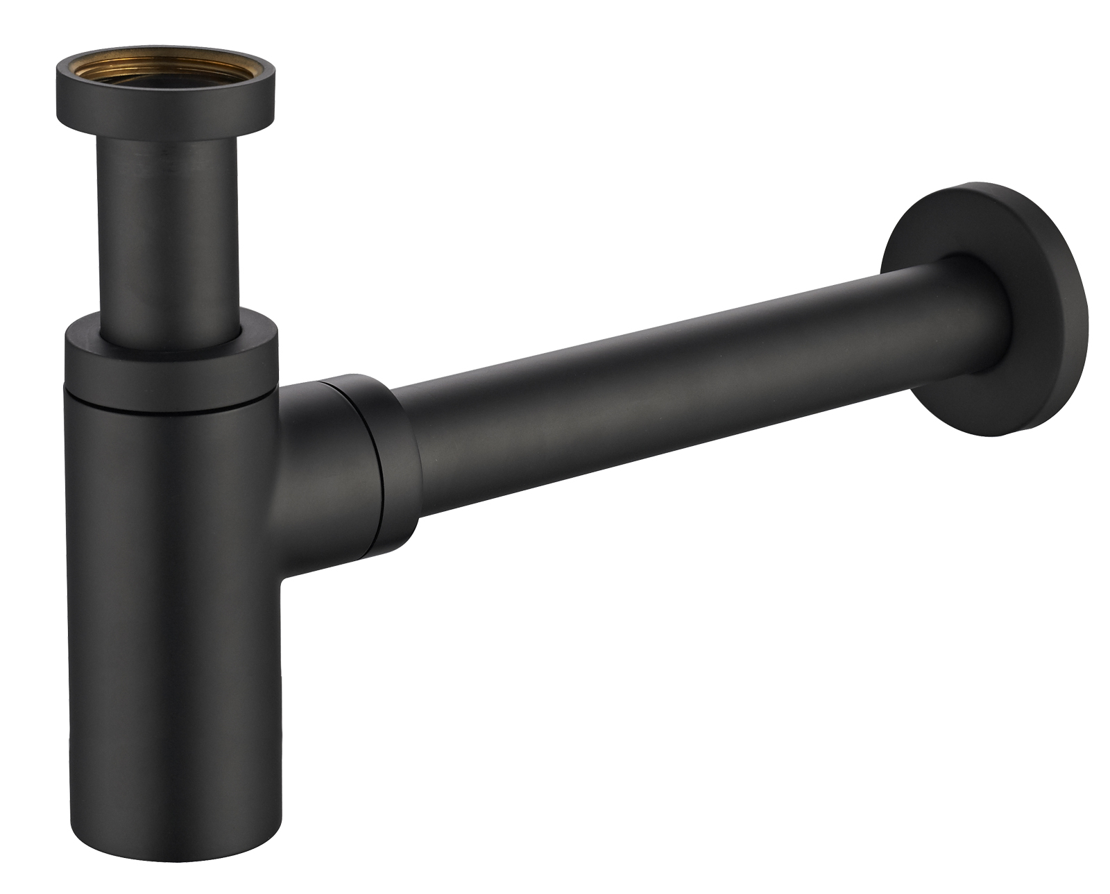 Productfoto UniMatch wastafelsifon 5/4" x 32 mm mat zwart 332424