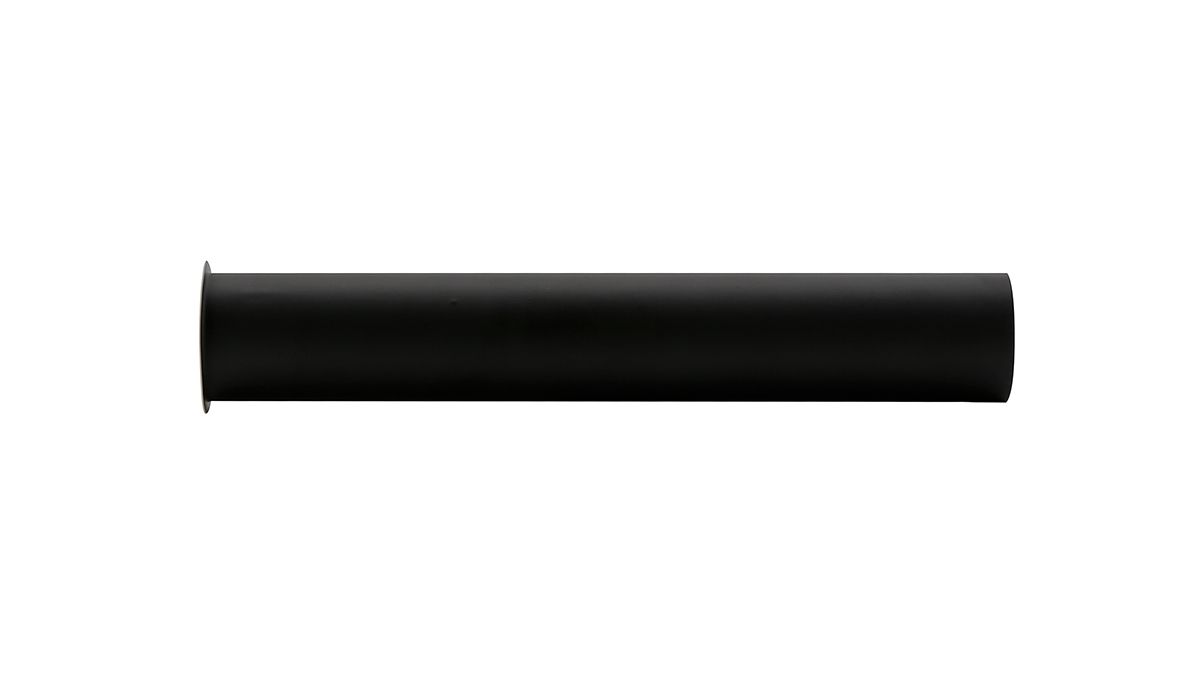 Productfoto UniMatch sifon verlengbuis 20 cm met kraag mat zwart 332595