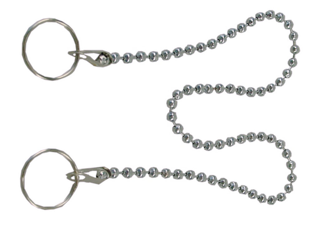 Productfoto Kogelketting chroom 30cm 334070