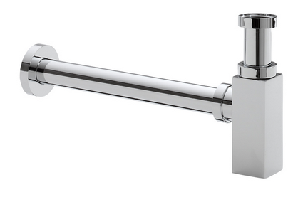 Productfoto Rombo sifon vierkant 5/4" x 32 mm chroom 334425
