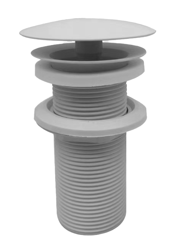 Productfoto UniMatch open afvoerplug verlengd 5/4" mat wit 334494