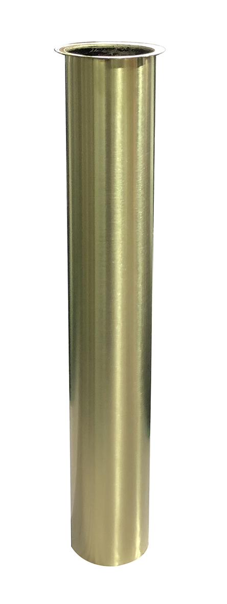Productfoto UniMatch sifon verlengbuis 20 cm met kraag geborsteld messing PVD 335954