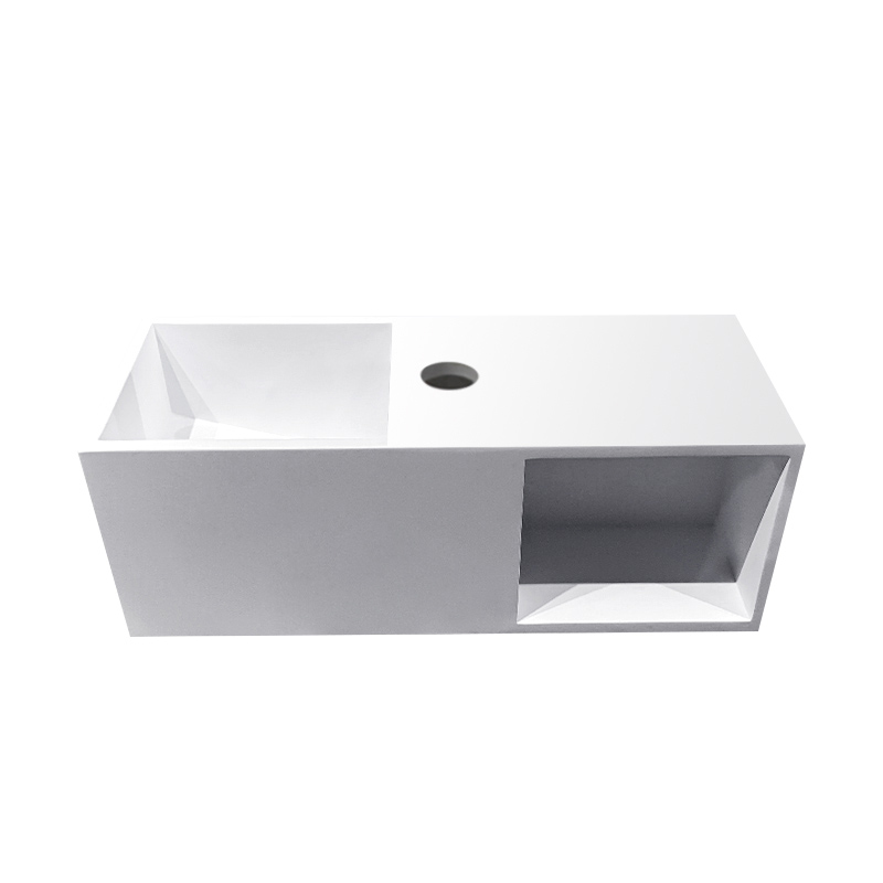 Productfoto Julia fontein met nis 54 x 20 x 20 cm solid surface mat wit 364082