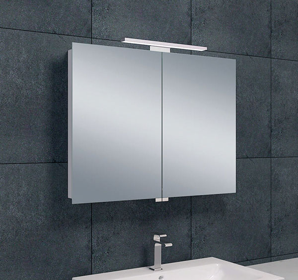 Productfoto Bright spiegelkast met LED 80 x 60 x 14cm 384151