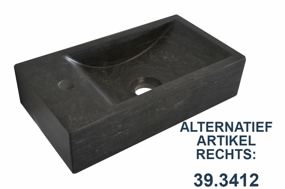 Productfoto Raw fontein links 40x22x10 cm hardsteen gezoet 393500