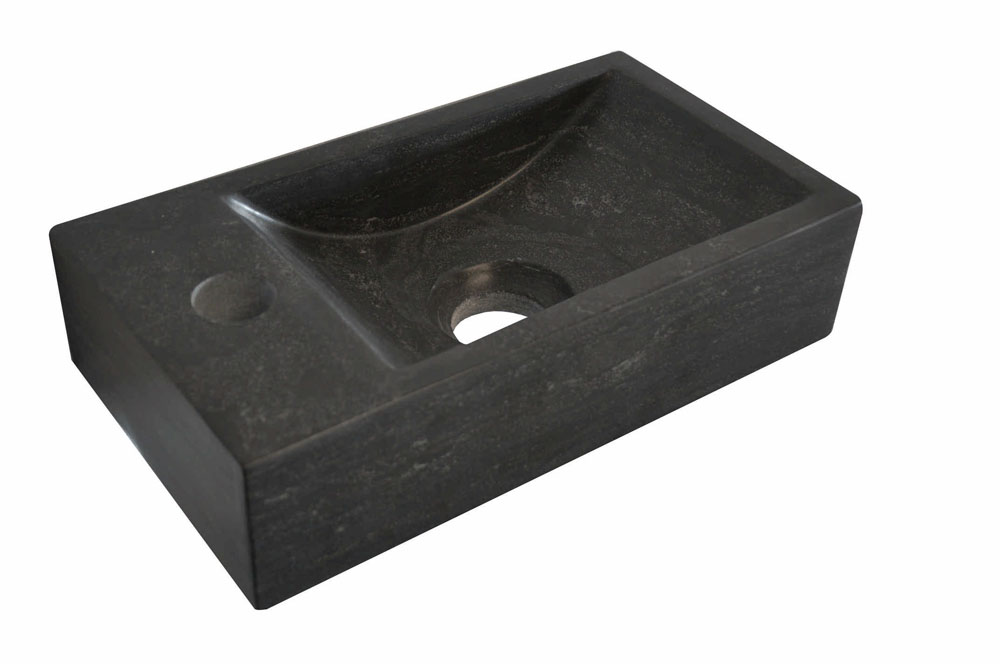 Productfoto Raw fontein links 36x18x9 cm hardsteen gezoet 393505