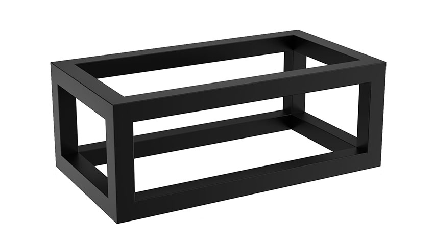 Productfoto Nick frame voor fontein 395 x 150 x 215 mm mat zwart 393535