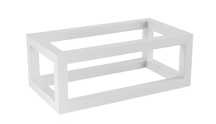 Productfoto Nick frame voor fontein 395 x 150 x 215 mm mat wit 393536