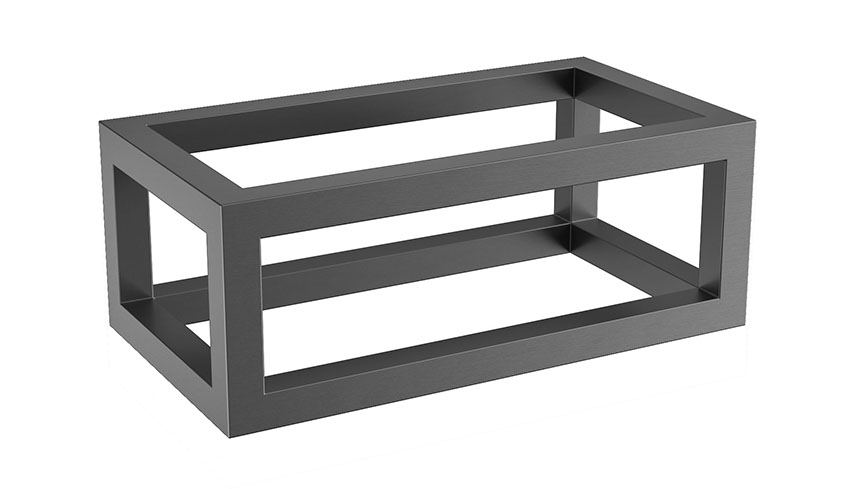 Productfoto Nick frame voor fontein 395 x 150 x 215 mm gunmetal PVD 393538