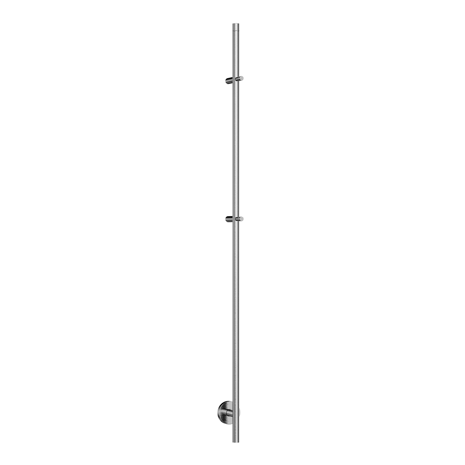 Productfoto Callista elektrische staafhanddoekradiator 60 Watt 150 cm geborsteld staal PVD 413554