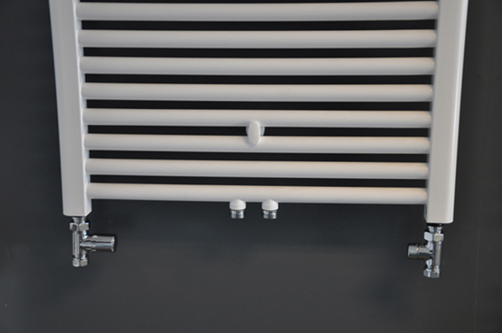 Productfoto Luxe radiator aansluitset recht chroom 433538