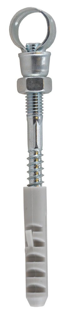 Productfoto enkele muurbeugel + plug M-8 x15mm 483567