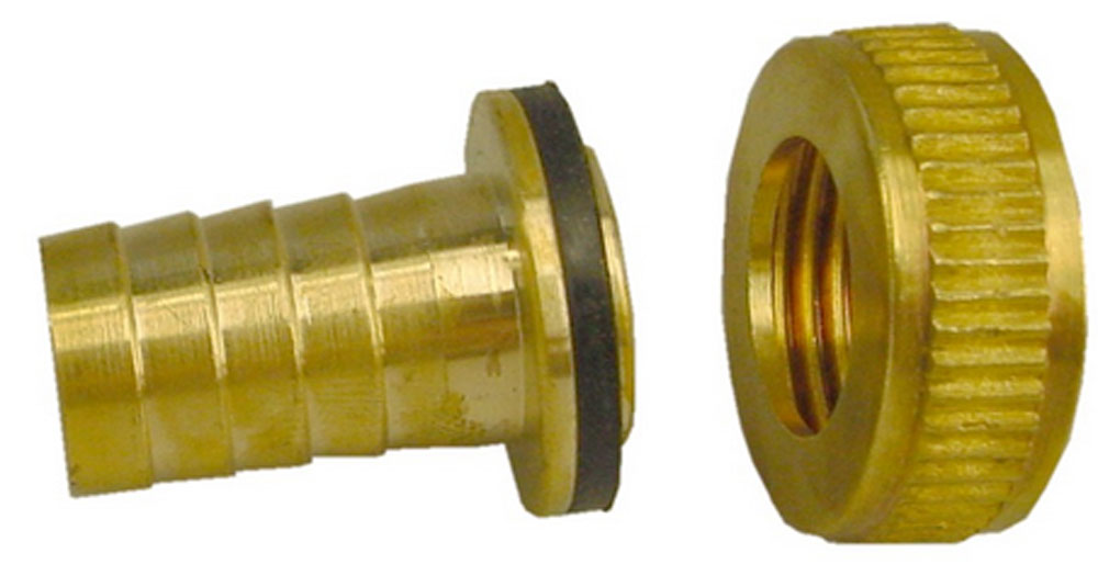 Productfoto Messing Slangwartel-Setje 1/2x3/4 + borgring 534559