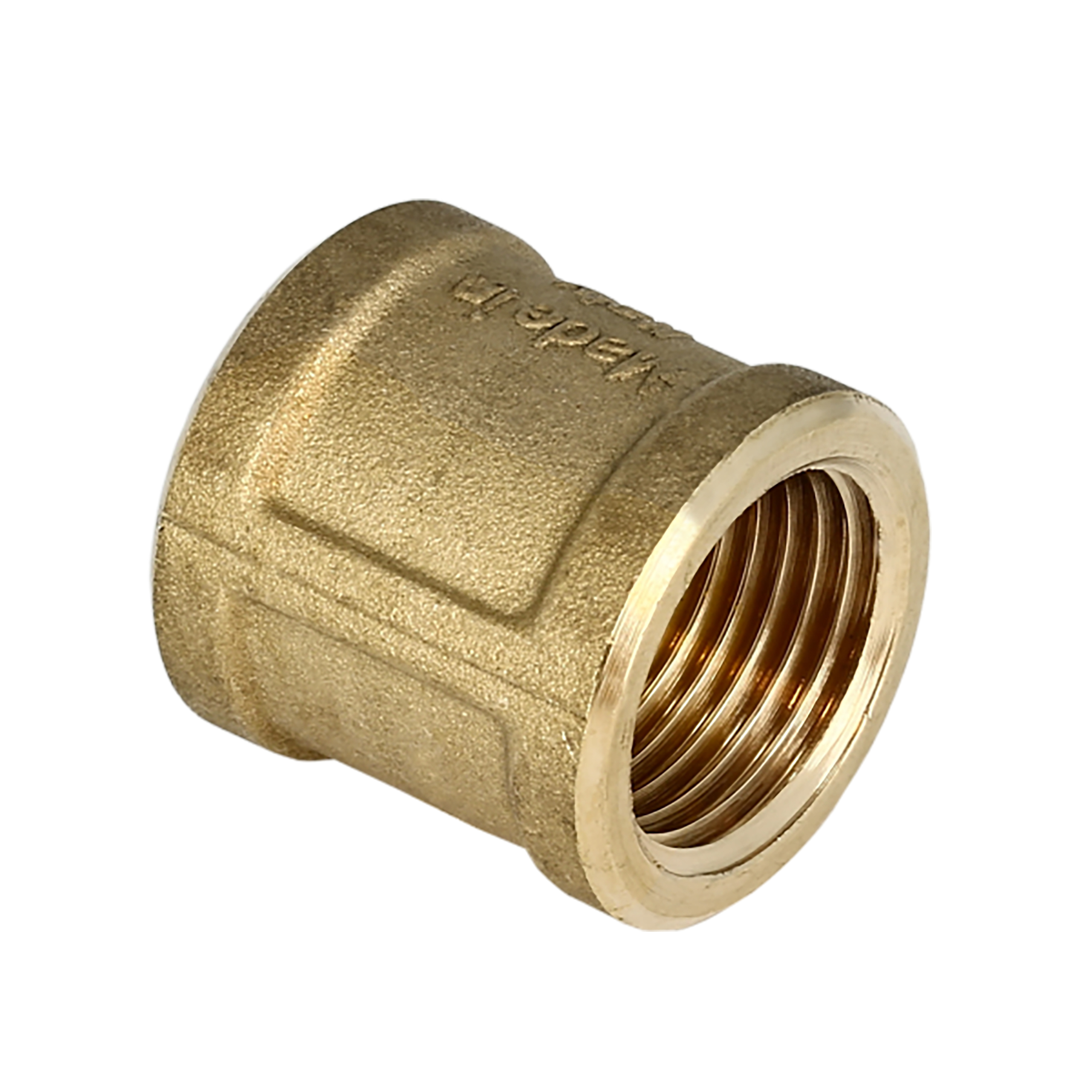 Productfoto Draadfitting sok messing 1/4" bi x 1/4" bi 573496