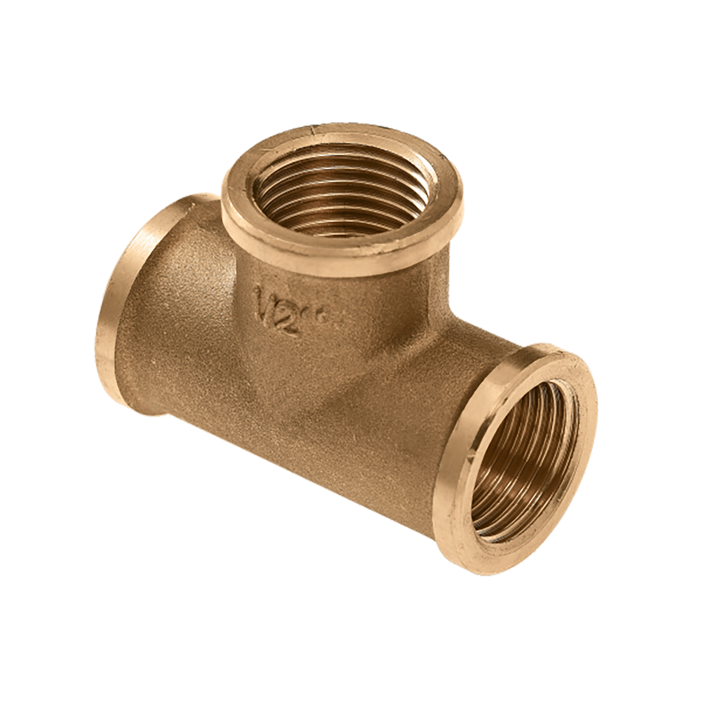 Productfoto Draadfitting T-stuk messing 3/4" bi 573574