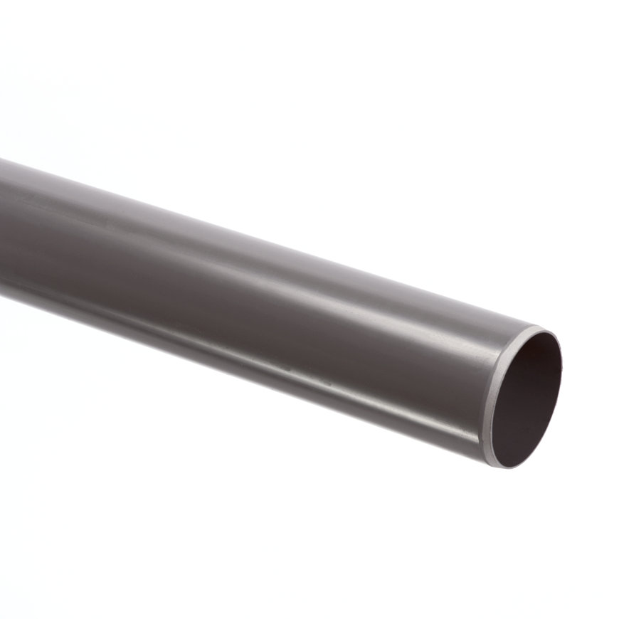 Productfoto Afvoerbuis dikwandig SN4 PVC Komo 110 x 3 x 4000 mm grijs 622011
