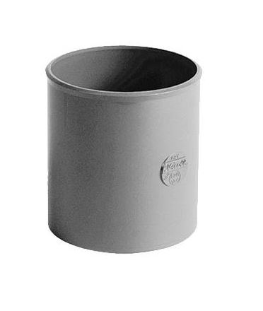 Productfoto HWA dubbele mof 80 mm PVC 623007