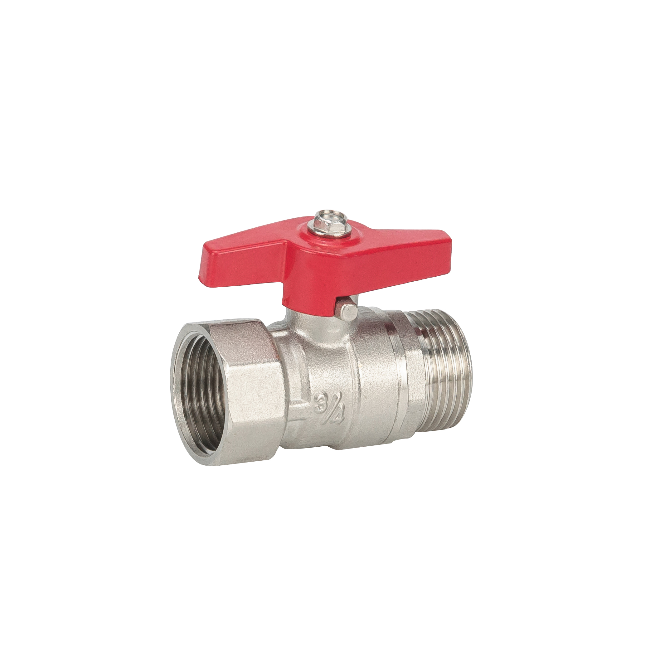 Productfoto Kogelstopkraan met vlindergreep 3/4" bi x 3/4" bu 631208