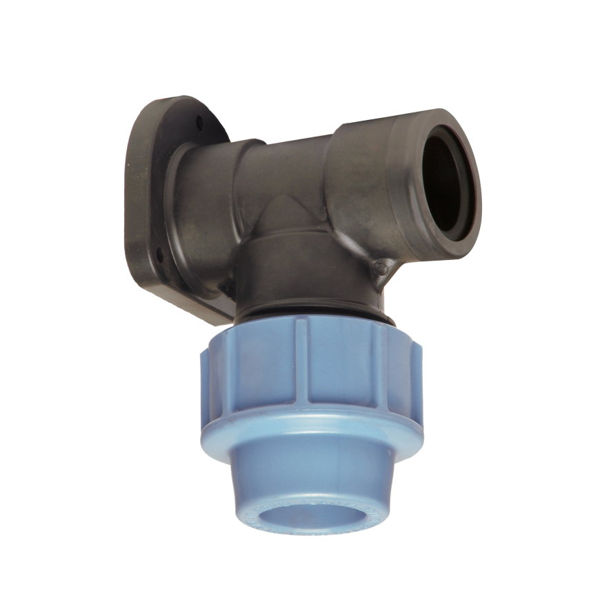 Productfoto Tyleenkoppeling muurplaat KIWA 20 mm x 1/2" binnendraad 643524