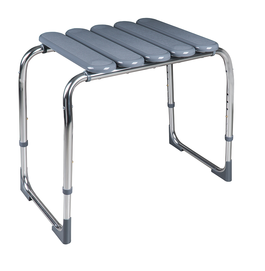 Productfoto Ridder Pro badkamerkruk verstelbaar grijs 731315