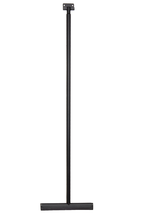 Productfoto luxe badkamer-vloerwisser+ophanging mat zwart 202911
