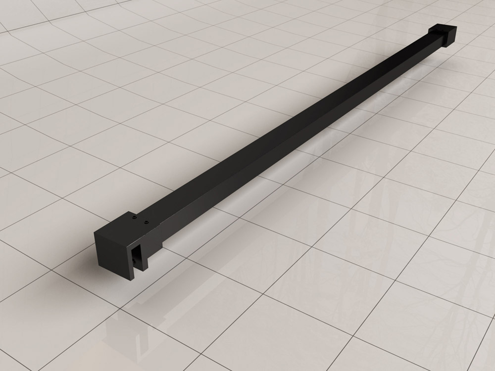 Productfoto Slim stabilisatiestang 120 cm mat zwart 203491