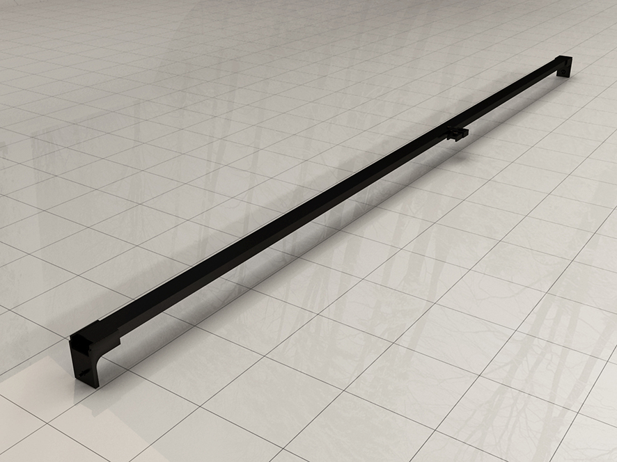 Productfoto Horizon stabilisatiestang voor nisdeur mat zwart 203577