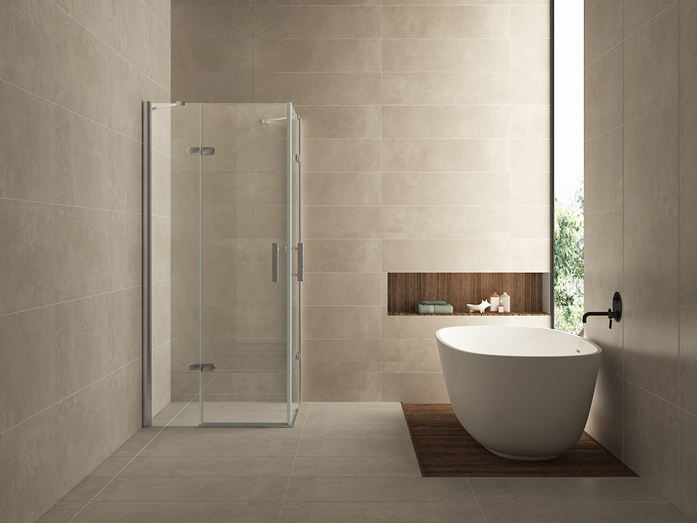 Productfoto Double hoekinstap cabine met 2 draaideuren 900 x 900 x 2000 x 8 mm nano helder glas/chroom 203846