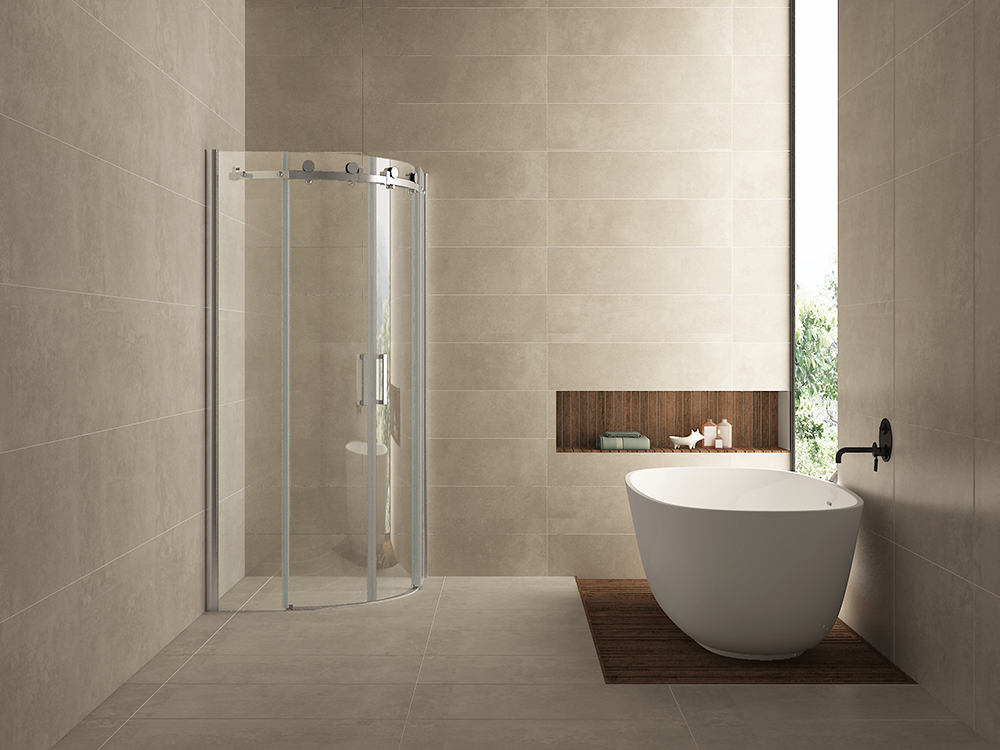 Productfoto Entra cabine kwartrond met 2 schuifdeuren 900 x 900 x 2000 x 8 mm nano helder glas/chroom 203849