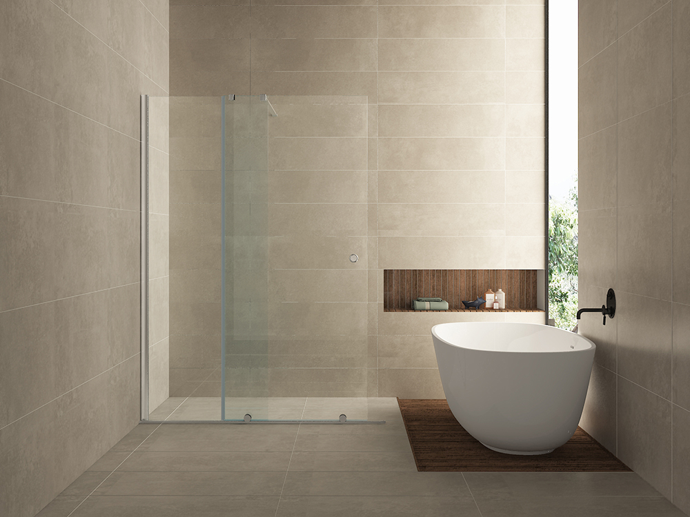 Productfoto Rolso verleng inloopdouche 1000 x 2000 x 10 mm helder glas/chroom 203995
